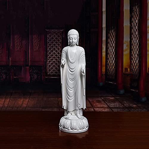 Buddha Ornaments, Ceramic Meditating Buddha Statue Figurine Ornament, Zen Garden Buddha Sculpture， Indoor Outdoor Decor For Home,Garden,Patio, Porch Yard Art Decoration Statues #TOP3