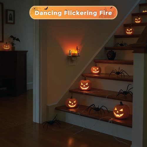 L LOHAS LED Halloween Night Light,Ghost Campfire Nightlight - image 2