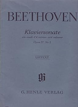 Paperback BEETHOVEN - KLAVIERSONATE cis-moll - c# minor - ut # mineur - OPUS 27 Nr. 2 (Urtext) [German] Book