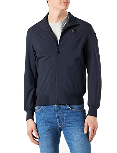 cuciture nastrate Thermofix Blauer Giubbini Corti NASTRATI Giacca, 888 Blu, L Uomo