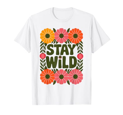 Boho Summer Flower Botanical Nature Floral Wildflower T-Shirt