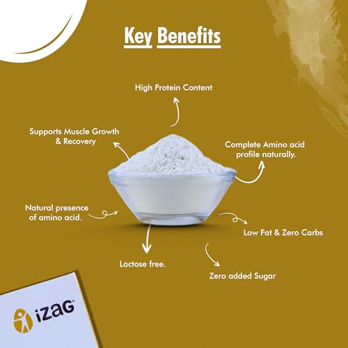 Image of iZaG Egg White Albumen Protein Powder | Unflavoured | Clean Protein Source | Gluten-Free, Lactose-Free | Supports Daily Protein Intake (200 g)