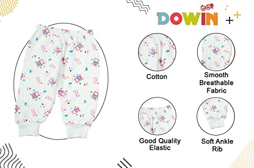 Image of Dowin Cotton Solid Pajama for Baby Girl & Baby Boy Bottom Soft Regular Fit |Printed (Cozy)