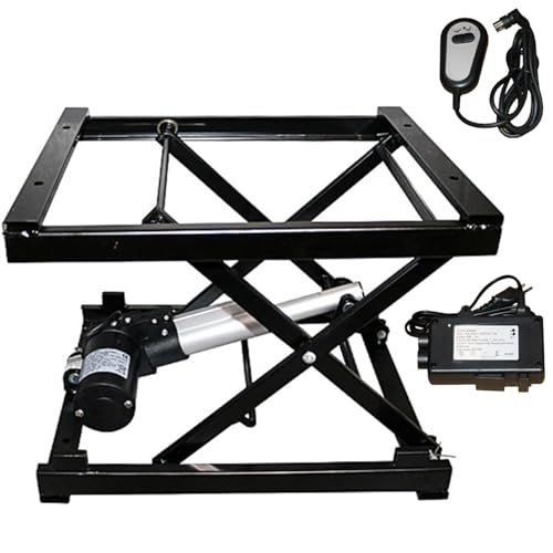 Mesa de centro eléctrica elevadora con control remoto, plataforma de trabajo de altura ajustable, escritorio para cafetería y restaurante, color negro