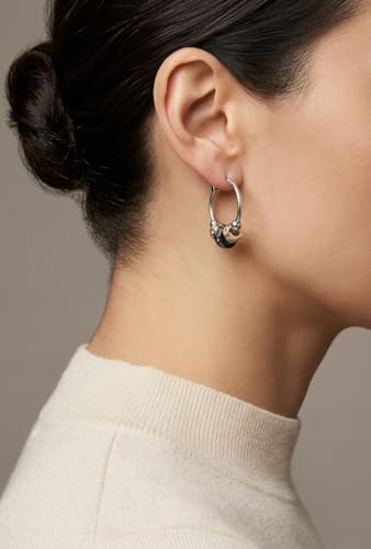 Image of Nine West Women's Small Hoop Earrings, Timeless Fashion Jewelry Accessories for Everyday Styling, Lightweight Hoop Earrings for Casual, Work, and Dressy Outfits