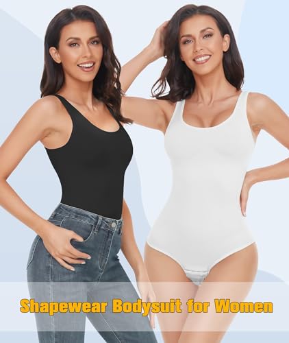 VVX Bodysuit for Women - Tummy Control Seamless Tops Compression Butt Lifting Shapewear Bodysuits2