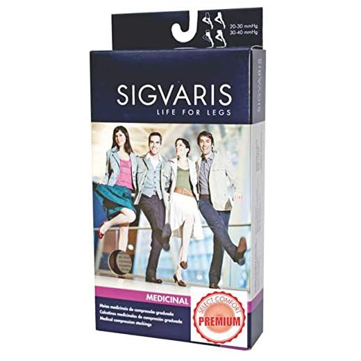 Meia 3/4 Select Comfort Ponteira Aberta 20-30 mm, Bege, Médio, Sigvaris