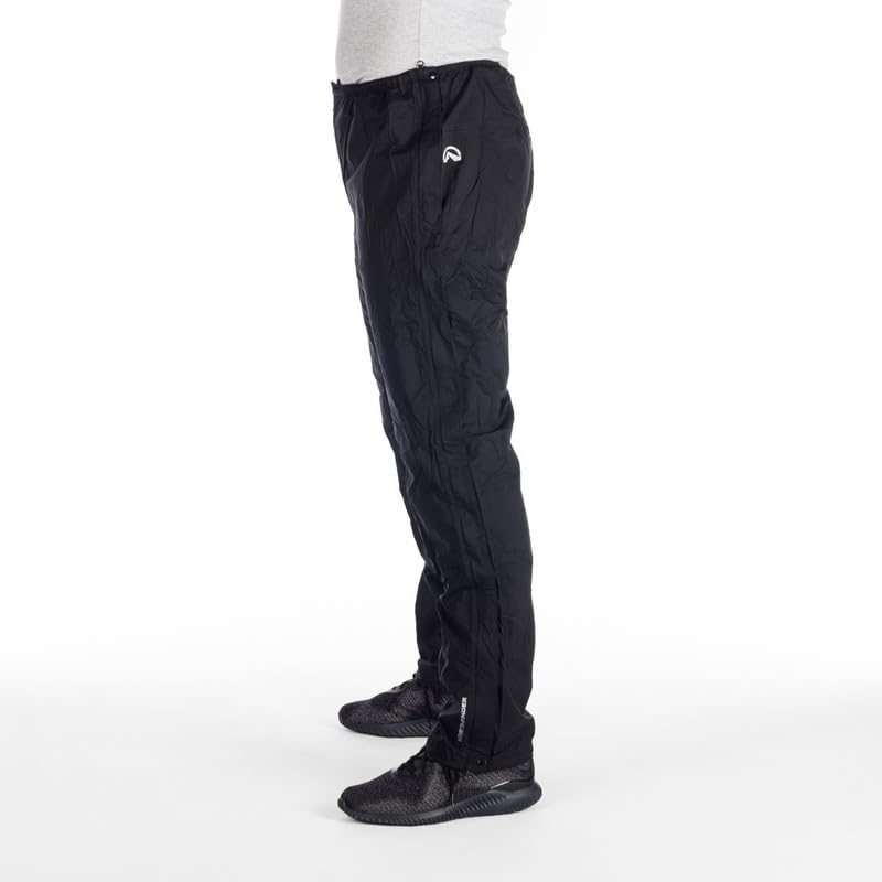 NORTHFINDER Packbare Regenhose Herren, Leichte Fahrrad Überziehhose, wasserdichte Regenüberhose 10 000 mm, Wanderhose Atmungsaktiv, Outdoor Hosen Winddicht, Motorrad Trekkinghose NORTHKIT