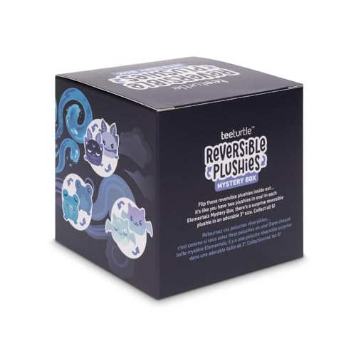 Image of TeeTurtle Elements Series Reversible Plushie 3 Inch Mystery Box