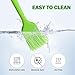 Craebuer Silicone Basting Pastry Brushes, 5 Pack Heat Resistant Cooking Brush for Oil Butter Sauce, Food Brush for BBQ Grill Barbeque Kitchen Baking Cooking
