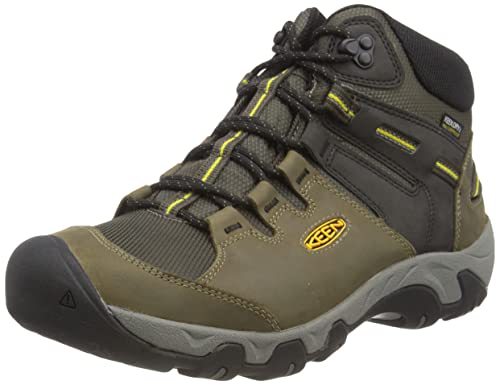 KEEN Men's Steens Mid Height Leather Waterproof Hiking Boots