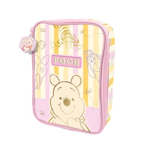 DAC - Estojo Box em Tecido com Divisória - Pooh