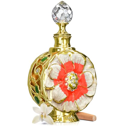 Swiss Arabian Layali Rouge - Luxury Products From Dubai - Long Lasting Personal Perfume Oil Fragrance - A Seductive Signature Aroma - 0.5 Oz