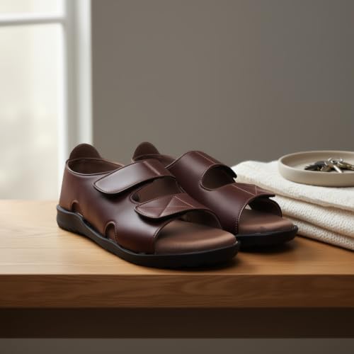 Image of DR PLUS Men's Healthcare, Diabetic and Orthopedic Light Weight MCR /MCP Footwear /Sandals /Slipper /Chappal