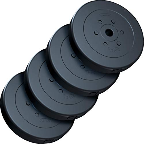ScSPORTS® Hantelscheiben - 10/15/20/30/40 kg Set, 30/31mm Bohrung,...