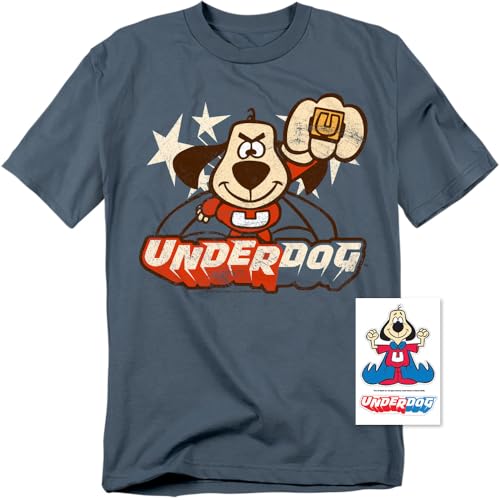 Popfunk Classic Underdog Flying Logo Retro Cartoon T Shirt & Stickers2