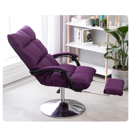 Sedia reclinabile con altezza regolabile e girevole, sgabello portatile con poggiapiedi per saloni e spa, massimo comfort e supporto per professionisti