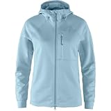 Fjällräven Abisko Grid Fleece Hoodie W Chaqueta, Breeze Blue, S Mujeres