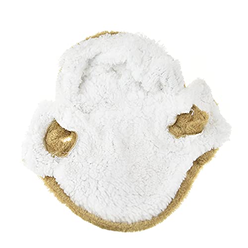 Muyaopet Funny Raccoon Dog Costume For Halloween,Thick Fleece Pet Cat Coat Jacket Winter Warm Clothes For Small Dogs (Medium, Brown) #TOP5