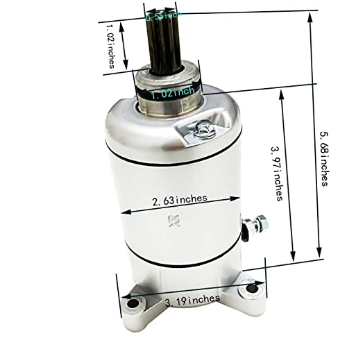 Starter Motor And Drive Bendix Compatible With Atv Utv Polaris Sportsman 335 325 500 400 425 450 500 1995-2014 Big Boss Atp Ranger Magnum Trail Blazer Trail Boss 57-2688 3084981 #TOP5