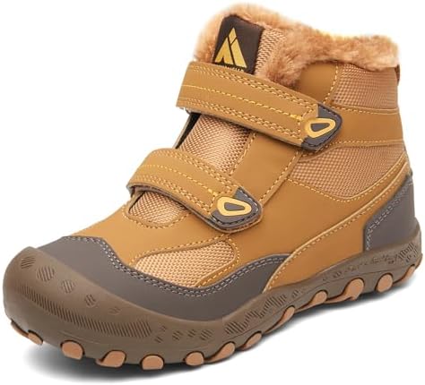 Mishansha Kinder Winterschuhe Mädchen Winterstiefel Jungen Warm Schneestiefel Gefüttert Boots Gr.24-38