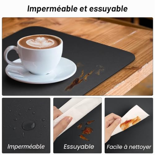 Set de table 41 x 31 cm idéal pour repas de famille et terrasses