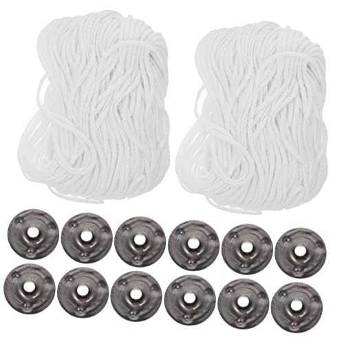Set de mechas para velas de poliéster Veemoon 6 rollos