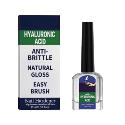 Hyaluronic Acid Nail Care with Vitamin E & Jojoba Oil, Nail Hardener Extra Strong and Growth, Nail Strengthener for Damaged Nails, for Men & Women (1pc)