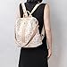 NEICOA Fashion Backpack Purse for Women Designer Convertible Travel Backpack Vegan Leather Shoulder Bag with Wallet for Ladies 2psc (Club White)
