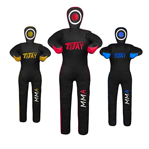 Mannequin MMA en position debout pour jiu jistu brésilien JJ, lutte, judo karaté, lancer et tétine à soumettre, non rempli