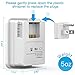 Travel Essentials European Plug Adapter - International Power Plug with 2 USB Ports & 2 US Outlets, Plug for Europe, UK, China, Australia, Japan, Fit for Laptop, Cell Phones (Not Voltage Converter)