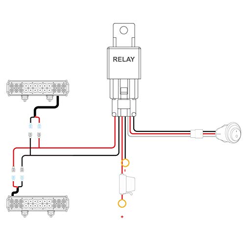 Image of Nilight ZH303 2PCS 6.5 Inch 120W Spot & Flood Combo Driving 16AWG Wiring Harness for Led Work Light Triple Rows Off-Road Truck Car ATV SUV, 2 Years Warranty, White
