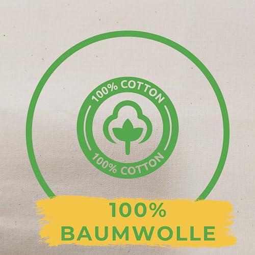 Solvera_Ltd Baumwollstoff Meterware Natur Reiner BioBaumwolle Stoff - Dekostoff zum Nähen, Canvas Baumwolltuch, modische Muster, Nähstoffe (1m 1 Stück)