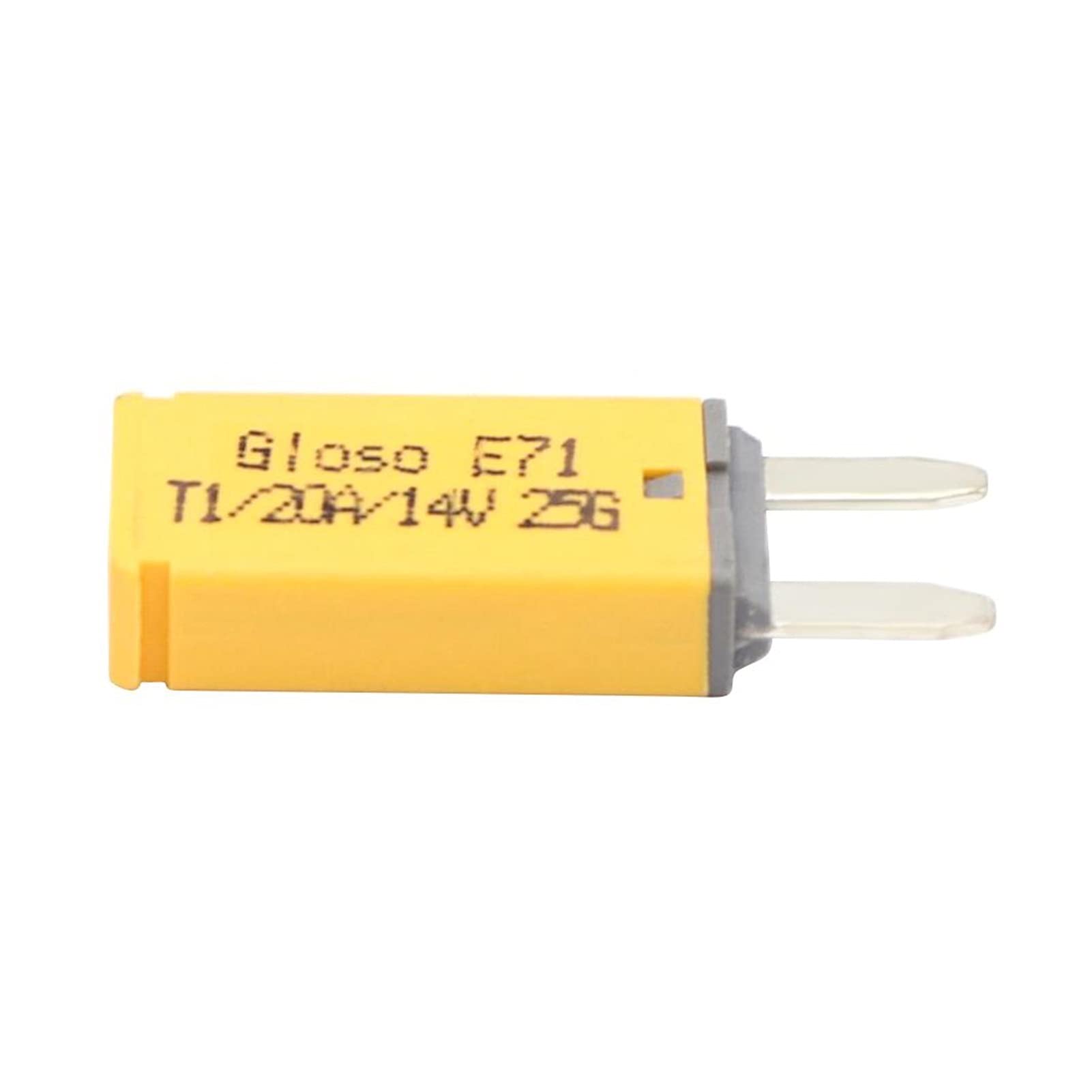IEUMJNAT DC 14V 5A 7. 10A 15A 20A 30A Automatic Reset ATM Circuit Breaker Blade Fuse for Car Truck Boat Marine Auto(Giallo)