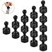 Produktbild Aistuo Magnete für Magnettafel,15 Stücke Magnetische Push Pins für Kühlschrank, N52 Magnete mit Griff,Magnettafel und Whiteboard - Schwarz/N52