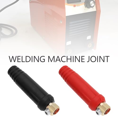 LT Easiyl 4Pcs DKJ10-25 TIG Welding Cable Panel Connector Plug Connector Socket Set 200Amp Dinse Quick Fitting for TIG Welding and Plasma Cutter Machine Red Black - Thumbnail 2
