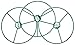 Produktbild Connex Staudenhalter 30 cm, 3 Stück / Strauchstütze / Pflanzenstütze / Blumenhalter / Garten / FLOR78435