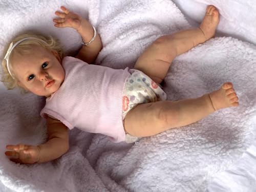Muñeca Reborn Silicone Bebé Realista 24 Pulgadas miniatura 3