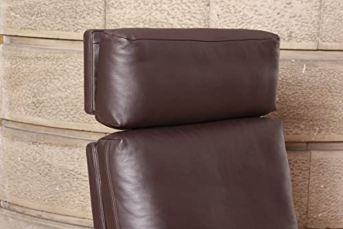 Rolf Benz Hochlehnsessel mit Armteil und Drehfunktion | Aus braunem Leder | 60.502 dunkel braun - 4250385943867 Rolf Benz Hochlehnsessel mit Armteil und Drehfunktion | Aus braunem Leder | 60.502 dunkel braun
