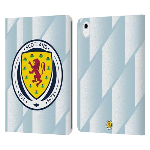 Housse en Cuir Écosse Football pour iPad Air 2022 Finition Portefeuille Head Case Designs