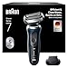 Produktbild Braun Series 7 Elektrorasierer 360° Flex mit EasyClick Präzisionstrimmer, Rasierer Herren Elektrisch, Wet & Dry, Geschenk Mann, Made in Germany, 71-B1200s, blau