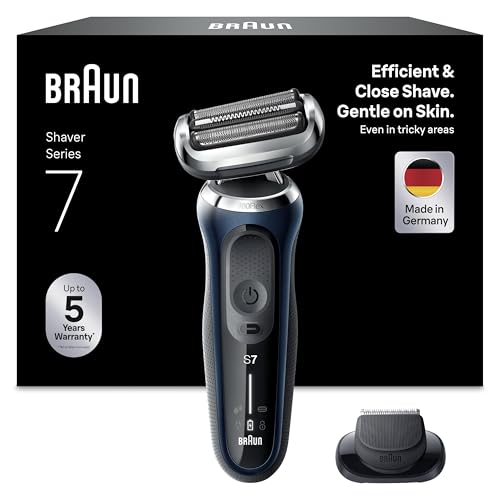 Braun Series 7 Elektrorasierer 360° Flex mit EasyClick...