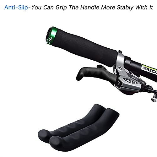 Vanice Black Bike Brake Levers Sleeve Silicone Gel Anti-Slip Brake Handle Protection Cover For Mtb Mountain Road Bicycle #TOP1