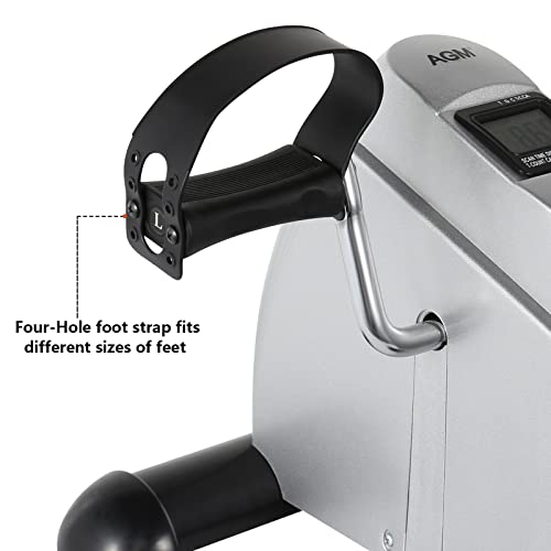 AGM Mini Fitnessbike für zuhause, Arm und Beintrainer Heimtrainer, Sportgerät Mini Bike, Hometrainer Mini Fahrrad Bewegungstrainer Fitnessgerät für Zuhause Büro – Bild 5