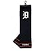 Team Golf MLB Detroit Tigers Embroidered Golf Towel, Checkered Scrubber Design, Embroidered Logo