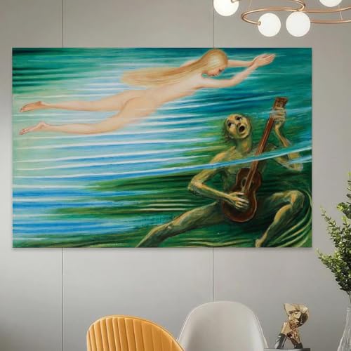 Impresión artística de Nils Dardel Näcken, lienzo para sala de estar y oficina 5