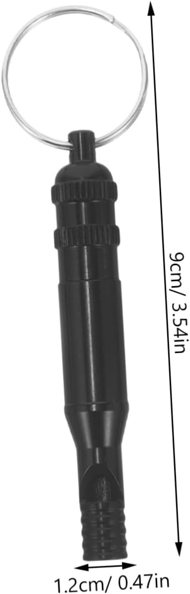 12 Pack Outdoor Emergency Whistle Aluminum Alloy for Camping Hiking image 2