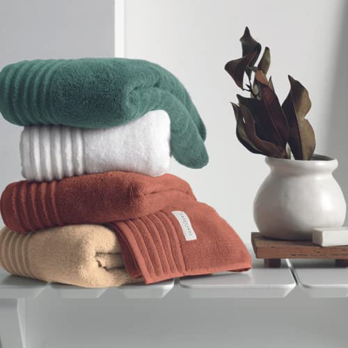 Toalha de Rosto Imperiale 100% Algodão Verde Boschi - 48x80cm - Trussardi