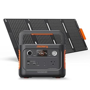 Jackery Solar Generator 240 v2 and 40W Mini Solar Panel 2024 New Version, 256Wh LiFePO4 Battery, 300W AC & 100W USB-C Output, Ultra Fast Solar Charging for Outdoors, Camping, Travel & Emergencies