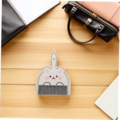 DECORNIJIA 4 Sets Miniatur Handbesen Für Die Schreibtischreinigung Kleine Kehrschaufel Tragbarer Besen Winziger Besen Miniaturbesen Mini Schneebesen Tisch Kehrschaufel – Bild 7